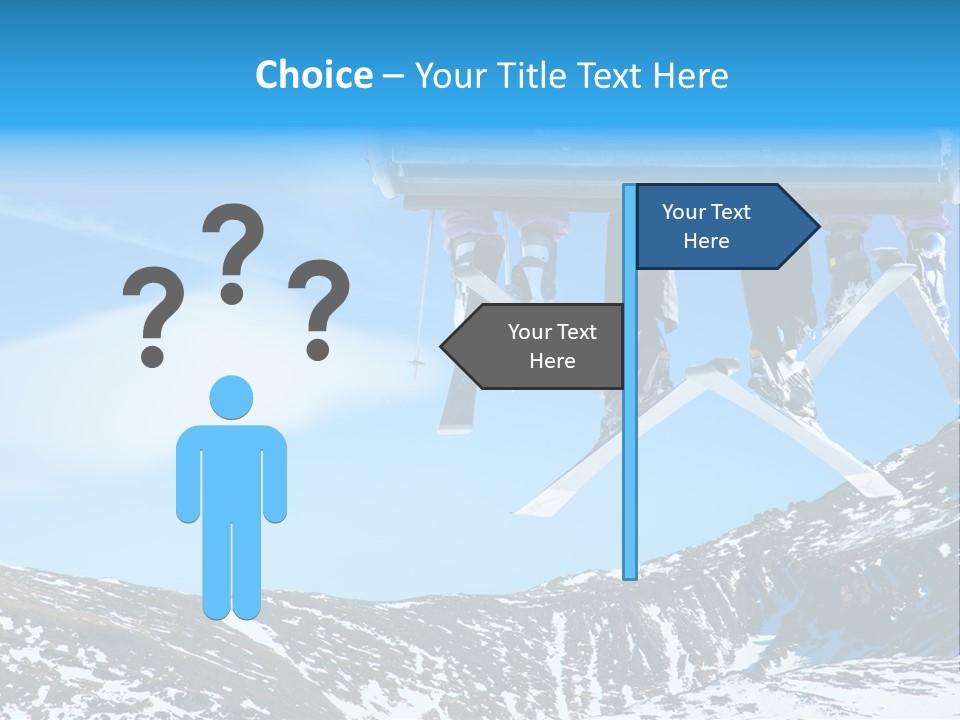 Speed Snow Competition PowerPoint Template