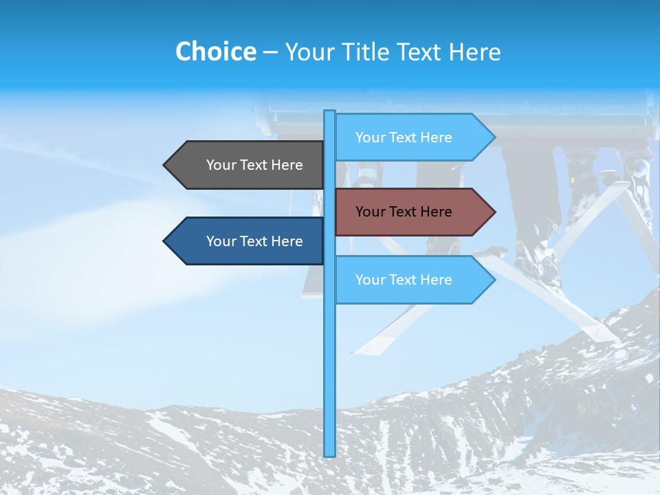 Speed Snow Competition PowerPoint Template