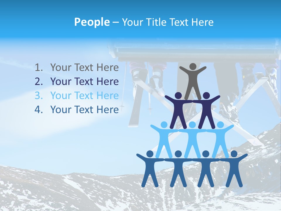 Speed Snow Competition PowerPoint Template