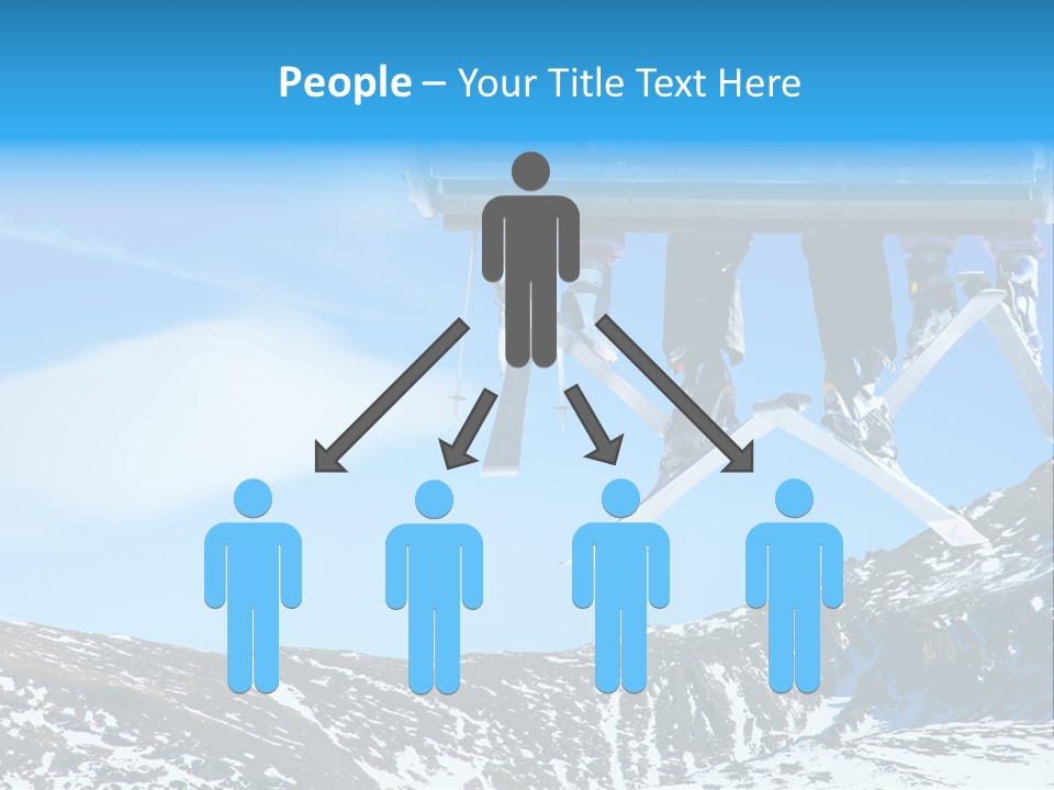 Speed Snow Competition PowerPoint Template