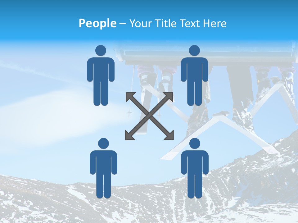 Speed Snow Competition PowerPoint Template
