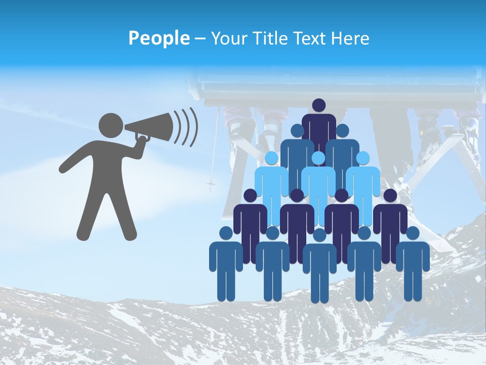 Speed Snow Competition PowerPoint Template