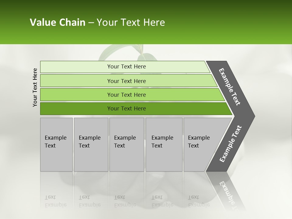 Agriculture Woman Palm PowerPoint Template