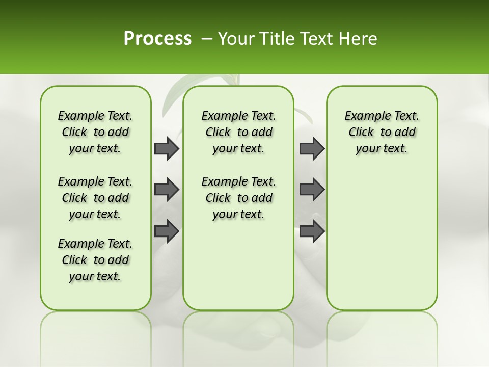 Agriculture Woman Palm PowerPoint Template