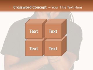 Concepts Sleeveless Dark PowerPoint Template