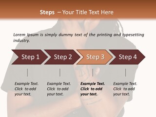 Concepts Sleeveless Dark PowerPoint Template