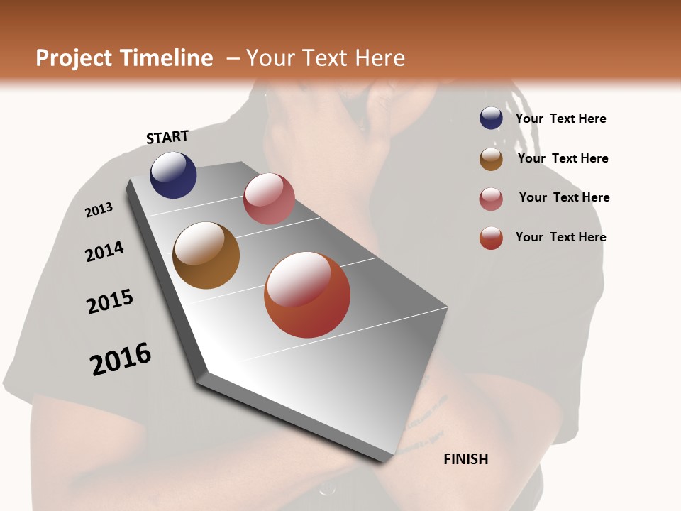 Concepts Sleeveless Dark PowerPoint Template