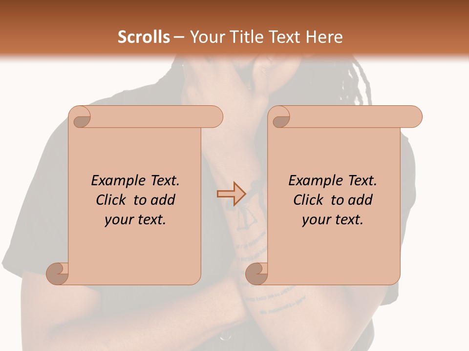 Concepts Sleeveless Dark PowerPoint Template