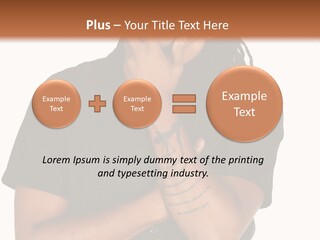 Concepts Sleeveless Dark PowerPoint Template