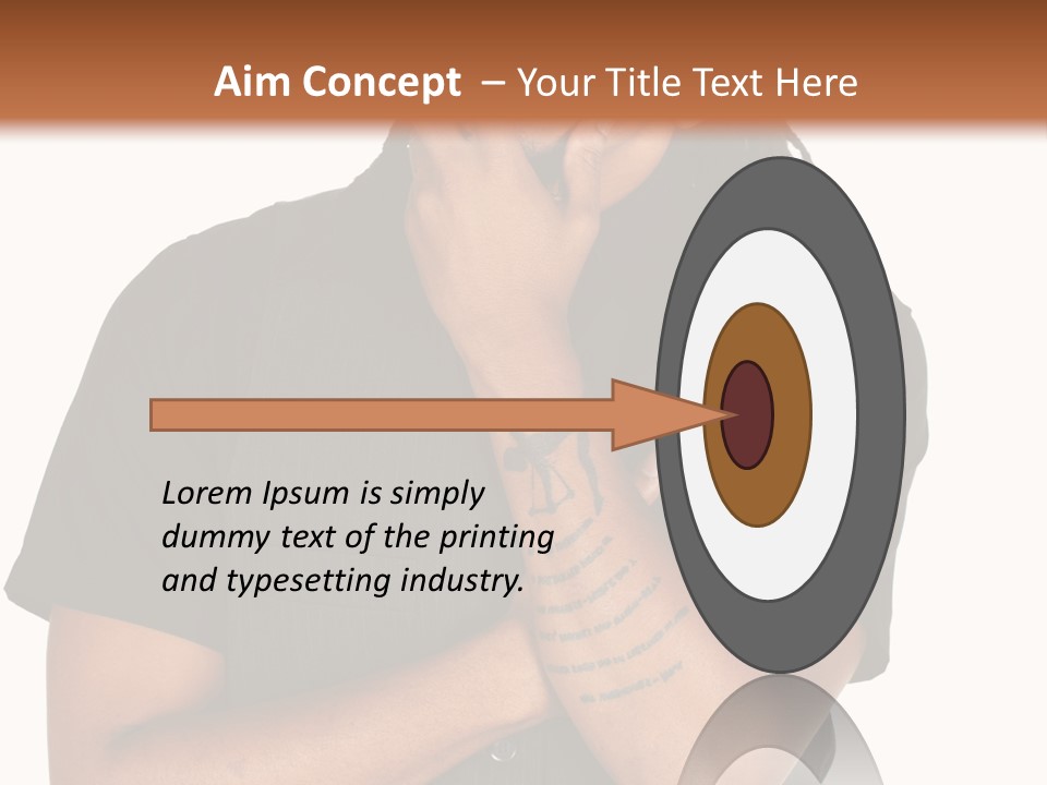 Concepts Sleeveless Dark PowerPoint Template