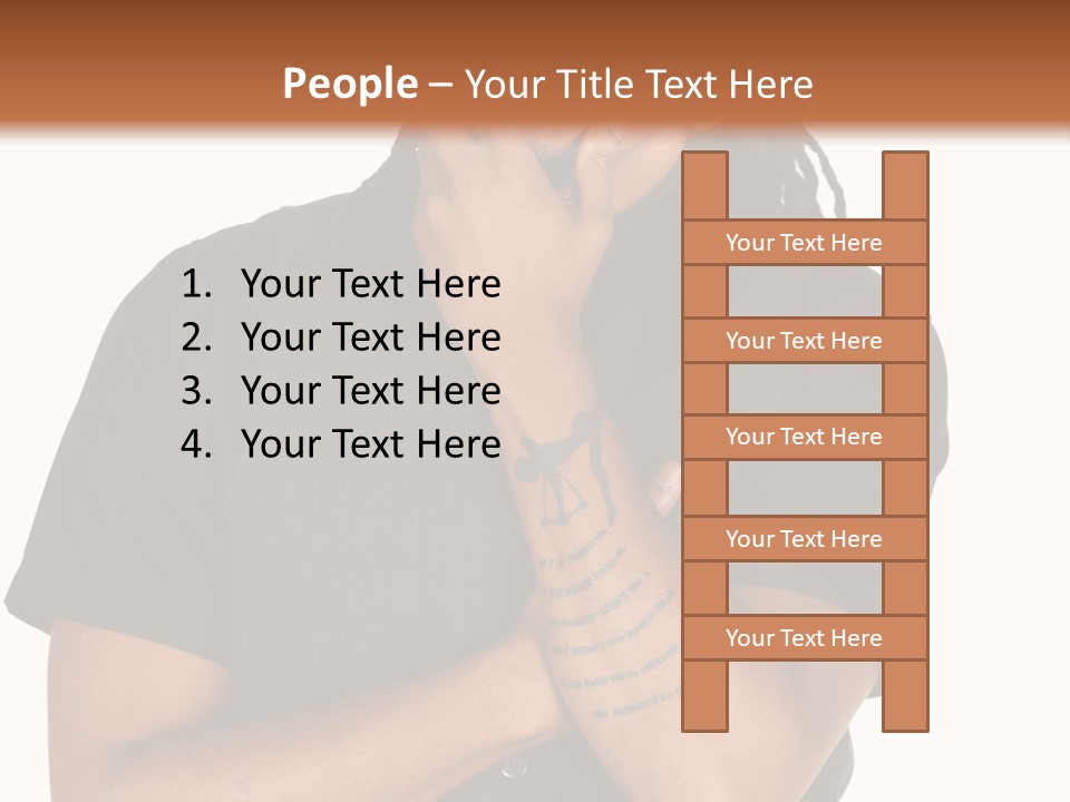 Concepts Sleeveless Dark PowerPoint Template