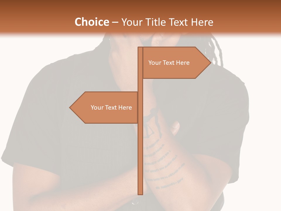 Concepts Sleeveless Dark PowerPoint Template