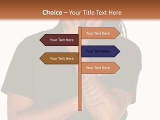 Concepts Sleeveless Dark PowerPoint Template