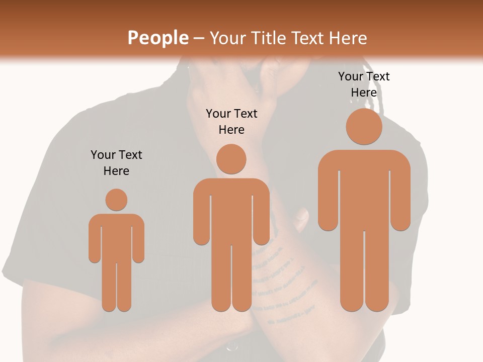 Concepts Sleeveless Dark PowerPoint Template