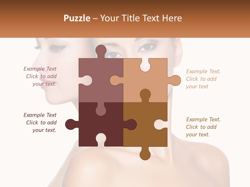 Looking Health Isolated PowerPoint Template