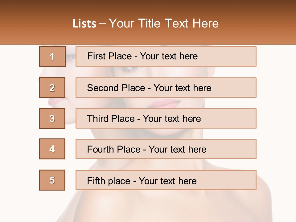 Looking Health Isolated PowerPoint Template