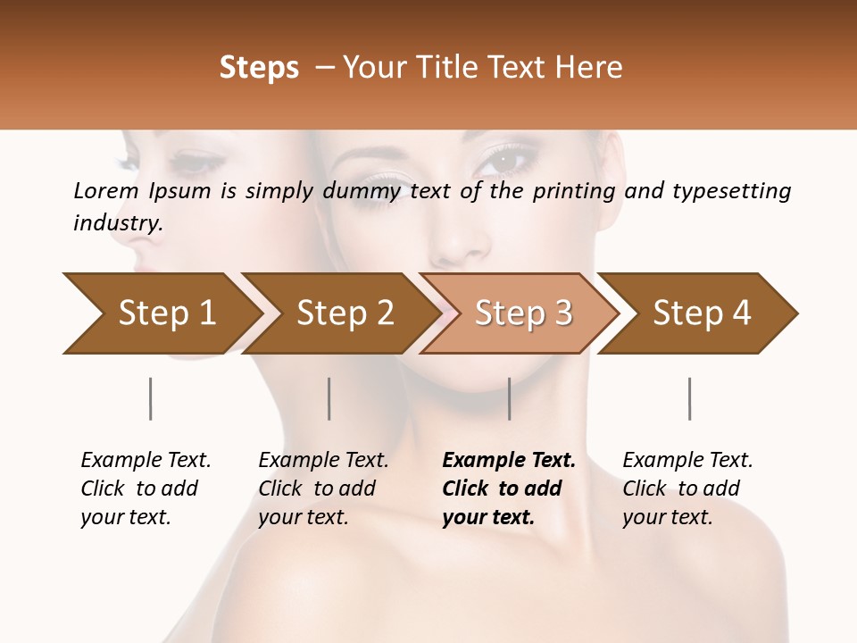 Looking Health Isolated PowerPoint Template
