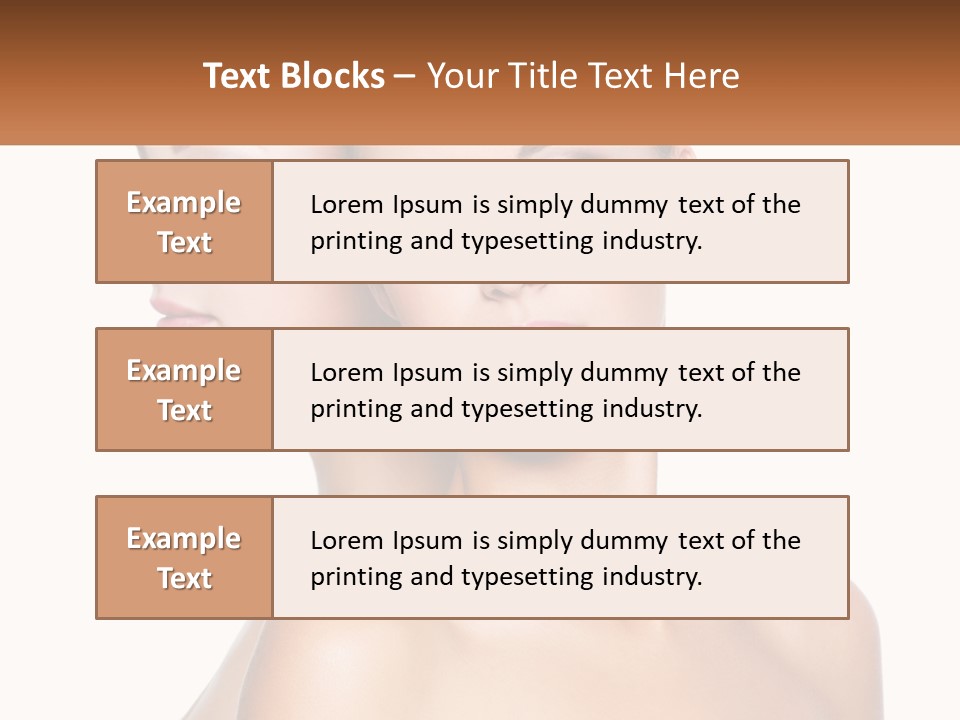 Looking Health Isolated PowerPoint Template