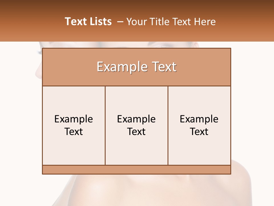 Looking Health Isolated PowerPoint Template