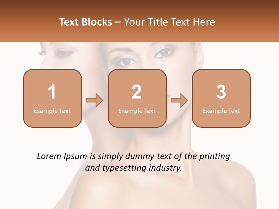 Looking Health Isolated PowerPoint Template