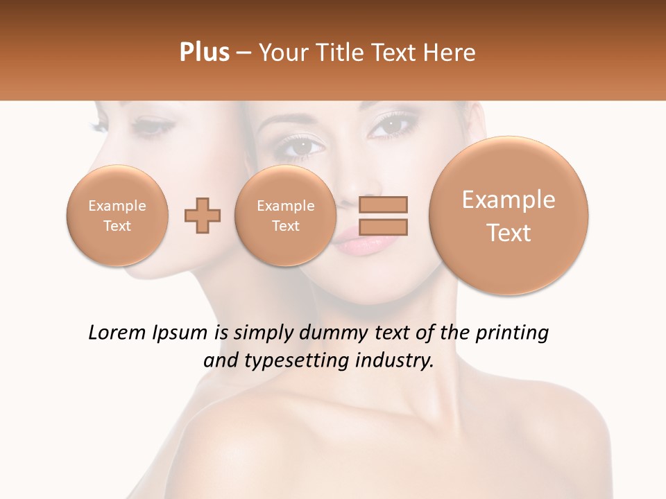 Looking Health Isolated PowerPoint Template