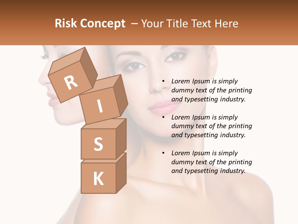 Looking Health Isolated PowerPoint Template