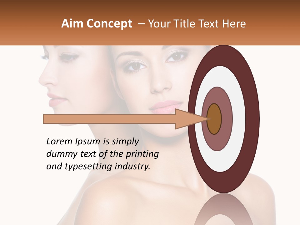 Looking Health Isolated PowerPoint Template