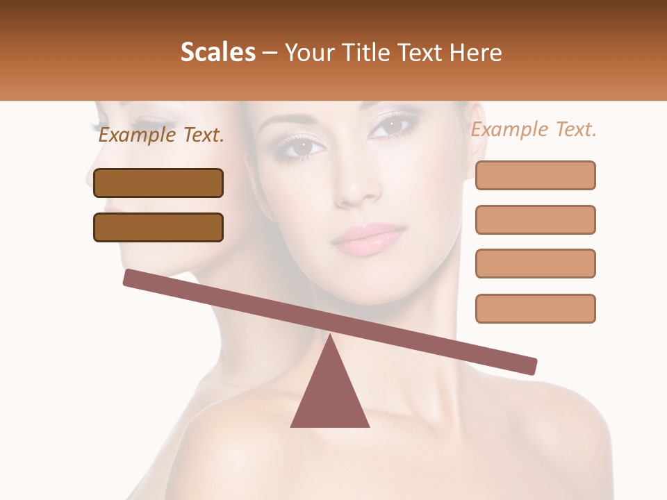Looking Health Isolated PowerPoint Template