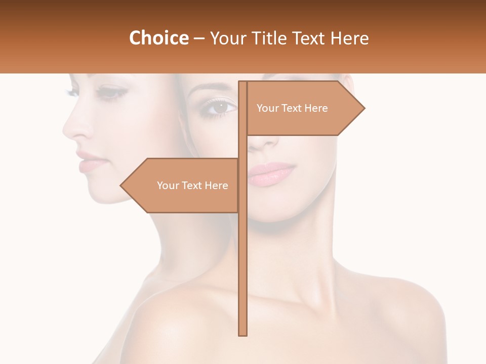 Looking Health Isolated PowerPoint Template