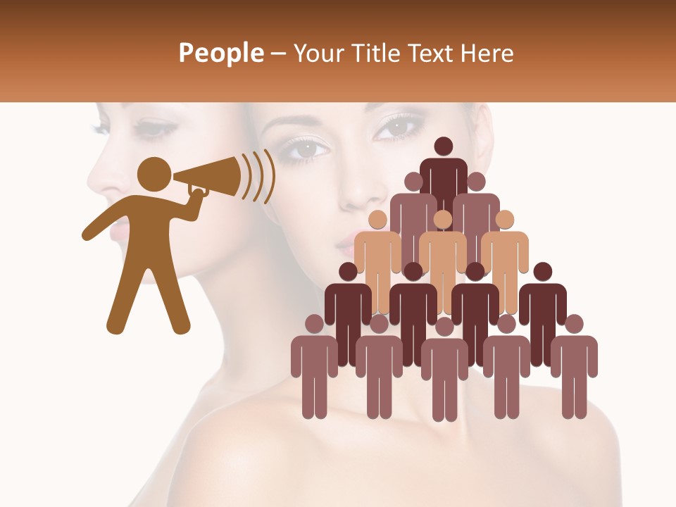 Looking Health Isolated PowerPoint Template