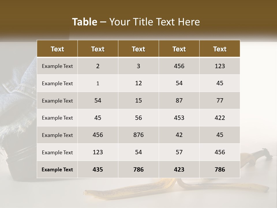 A Person Stepping On A Banana On A White Background PowerPoint Template