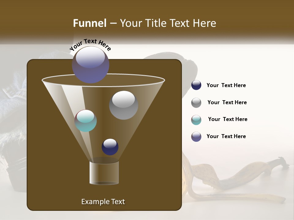 A Person Stepping On A Banana On A White Background PowerPoint Template