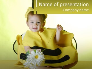 Happy Cheerful Childhood PowerPoint Template