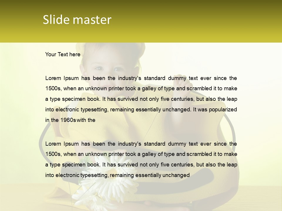 Happy Cheerful Childhood PowerPoint Template