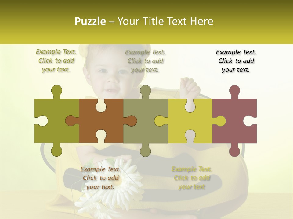 Happy Cheerful Childhood PowerPoint Template