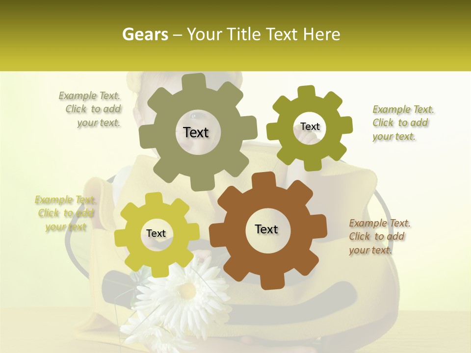 Happy Cheerful Childhood PowerPoint Template