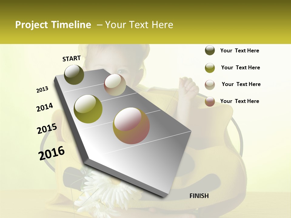 Happy Cheerful Childhood PowerPoint Template