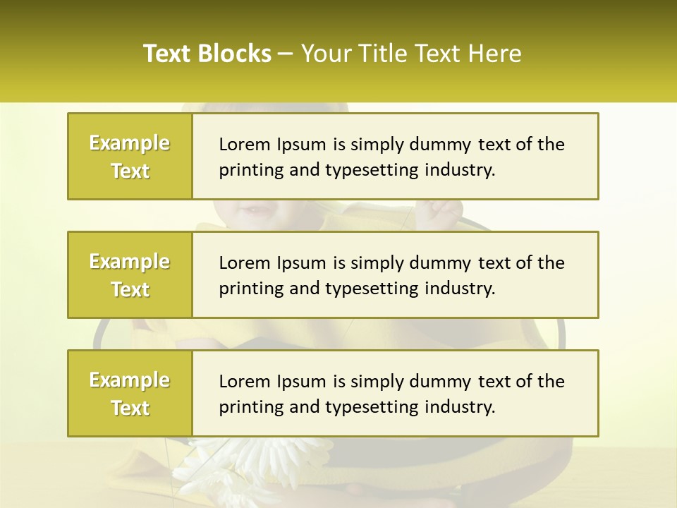 Happy Cheerful Childhood PowerPoint Template