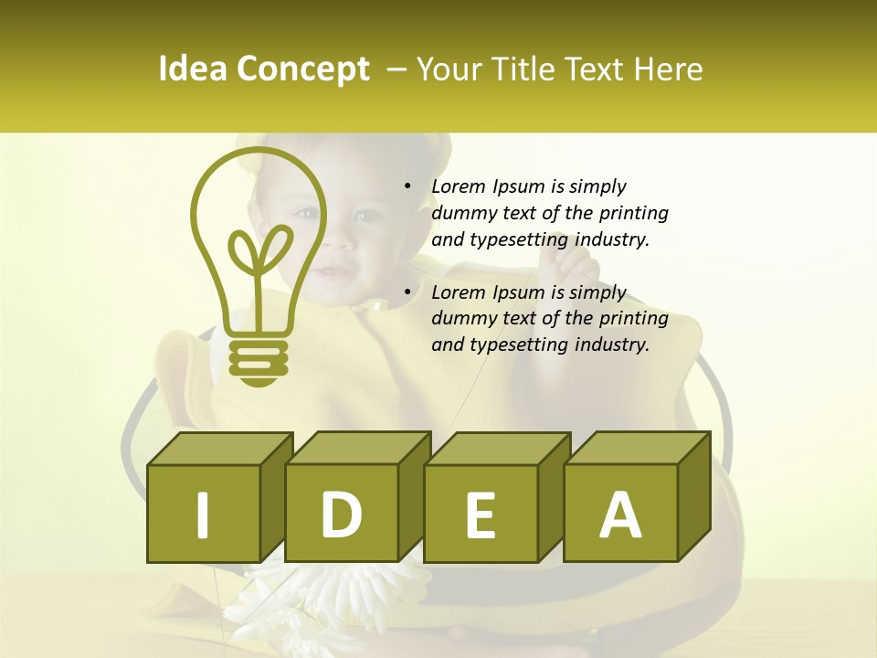 Happy Cheerful Childhood PowerPoint Template