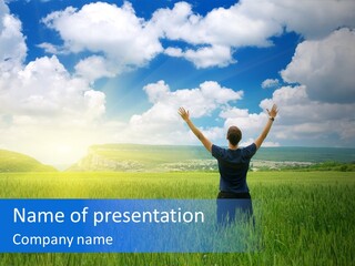 Orange Leisure Countryside PowerPoint Template