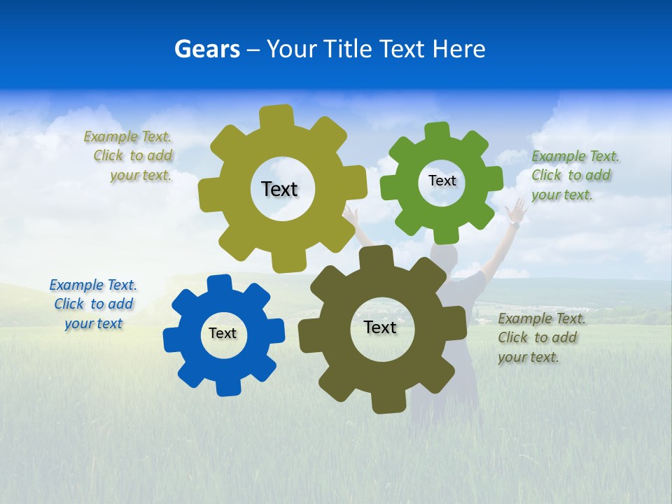 Orange Leisure Countryside PowerPoint Template