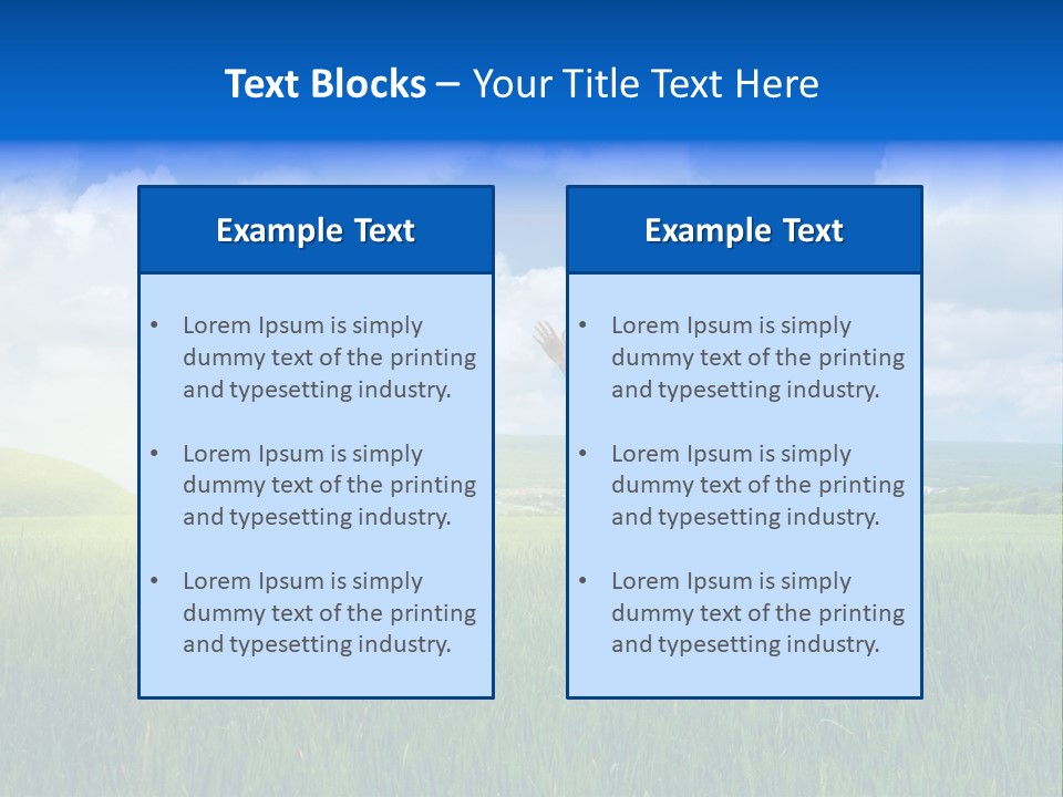 Orange Leisure Countryside PowerPoint Template