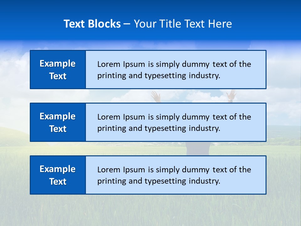 Orange Leisure Countryside PowerPoint Template