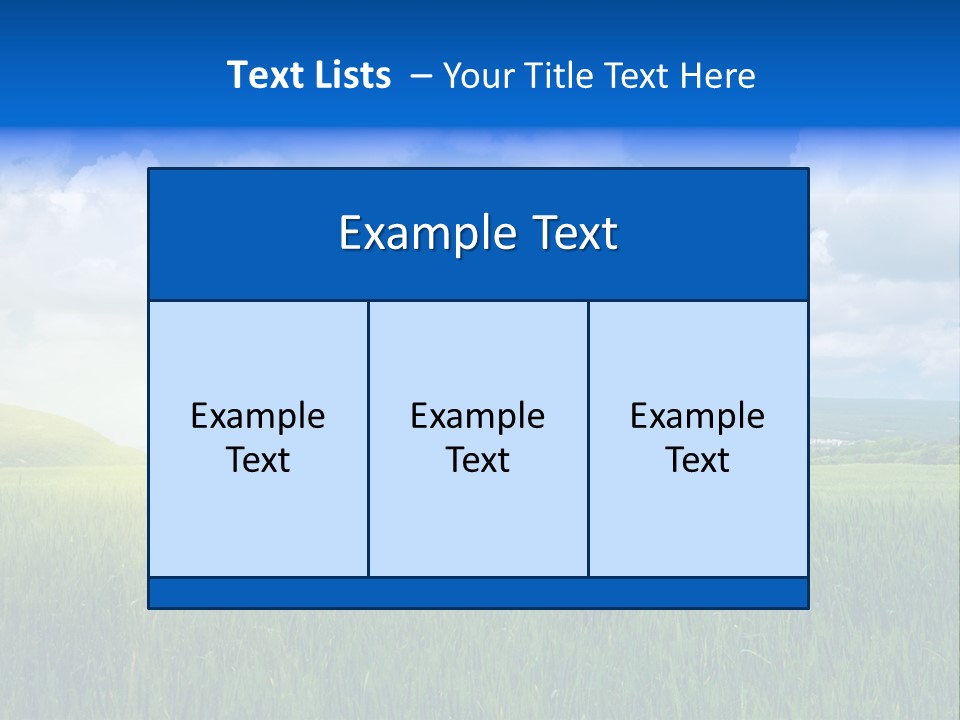 Orange Leisure Countryside PowerPoint Template
