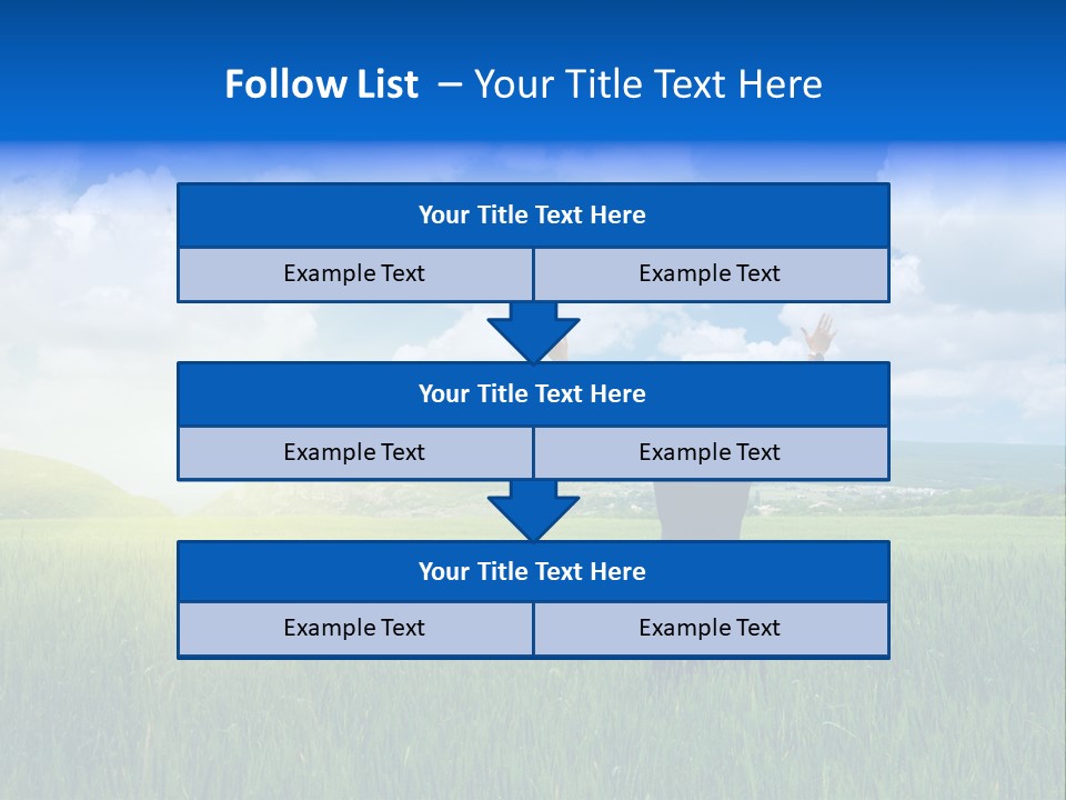 Orange Leisure Countryside PowerPoint Template
