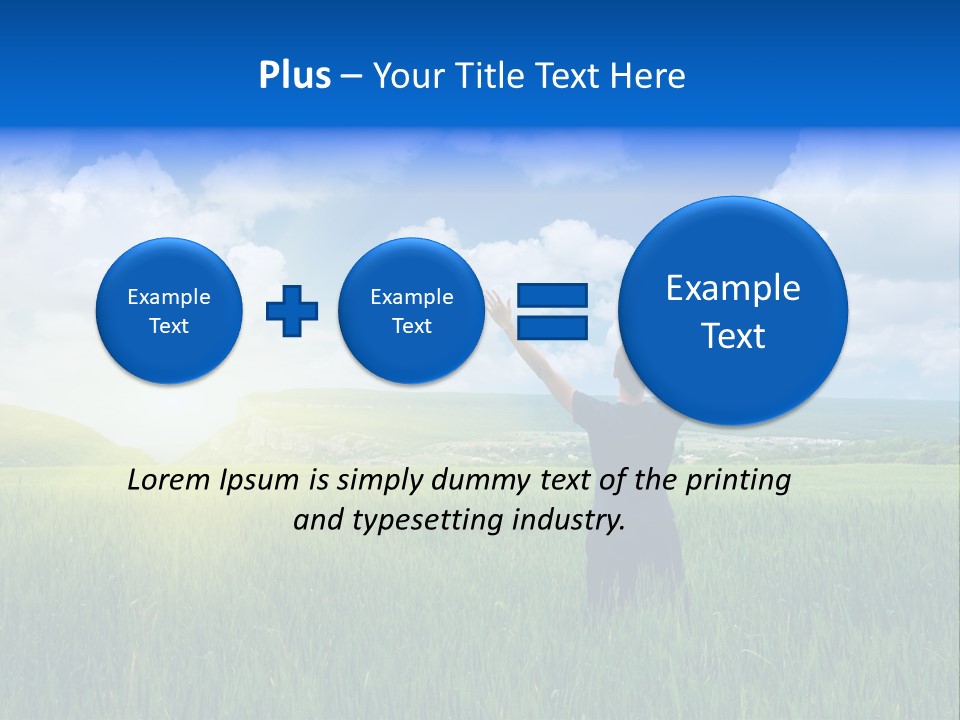 Orange Leisure Countryside PowerPoint Template