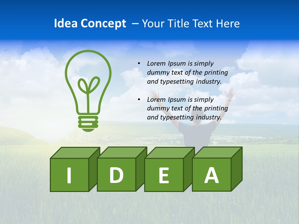 Orange Leisure Countryside PowerPoint Template