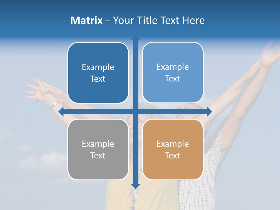 Woman Praise Winners PowerPoint Template