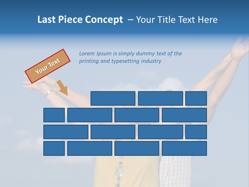 Woman Praise Winners PowerPoint Template