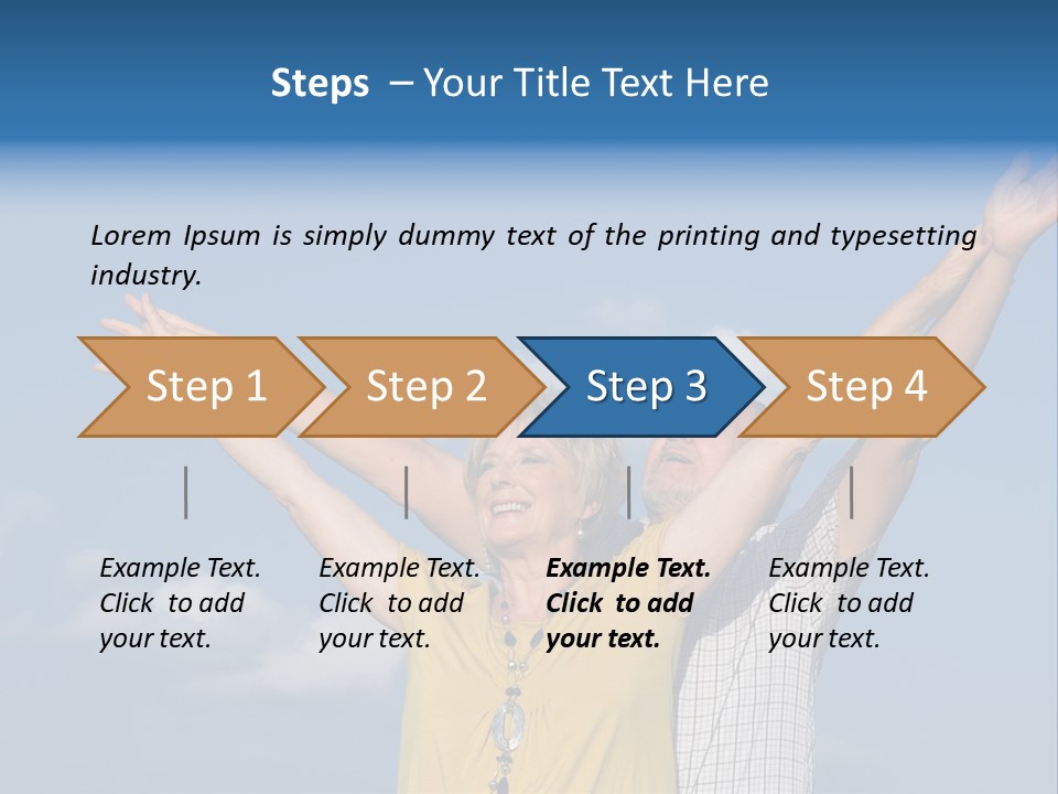 Woman Praise Winners PowerPoint Template